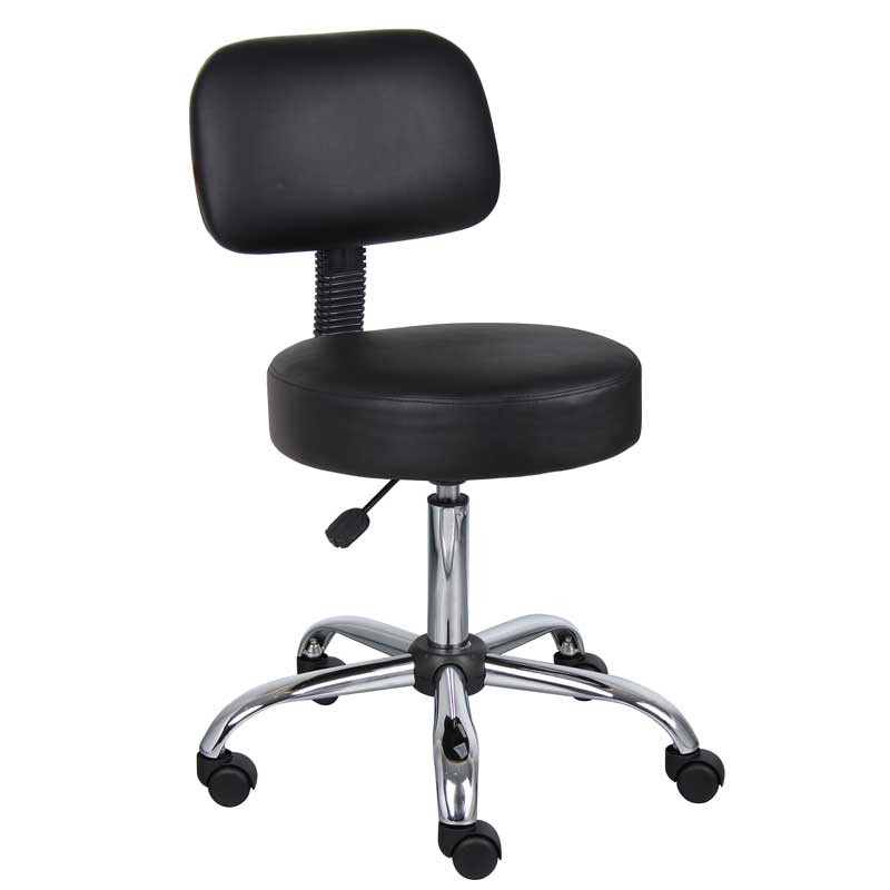 Teller Window Stool - Black - With back
