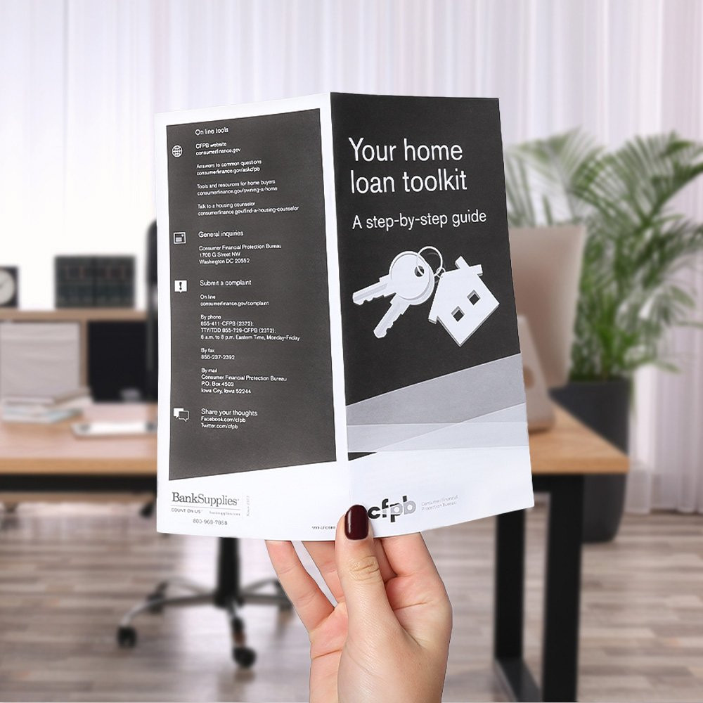 Your Home Loan Toolkit Mortgage Booklet Shown in use
