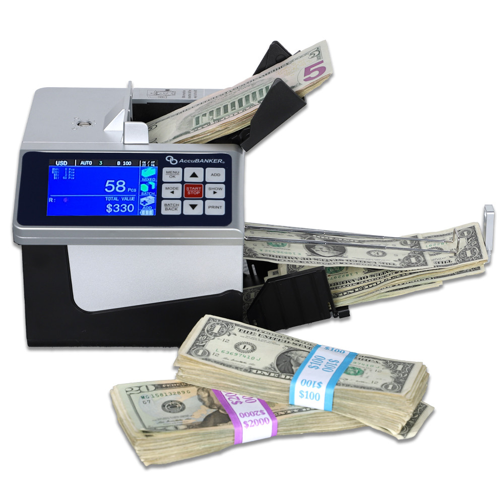 AccuBANKER® D700 Automatic Value and Counterfeit Bill Detector