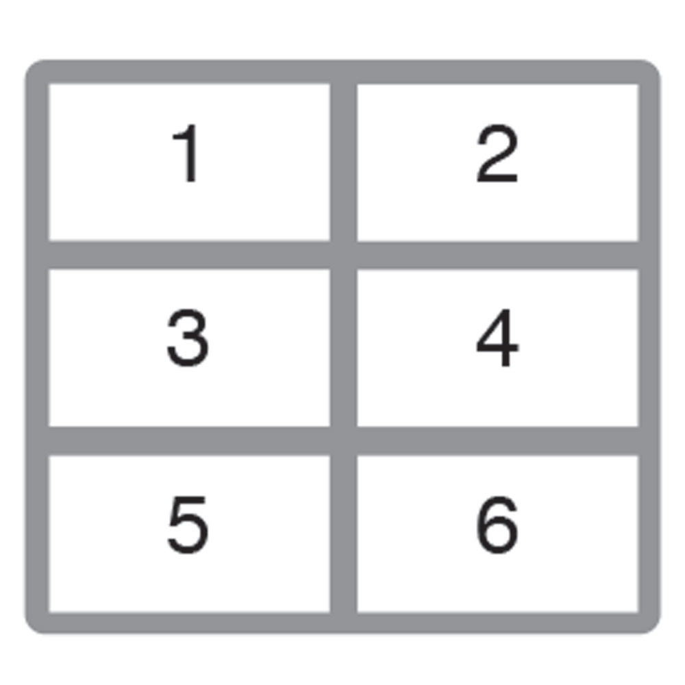 Visual layout for credit card slot on ATM Card Acceptance Sign, 6 Logo w/ Policies, 7-3/4Wx10-3/4H 