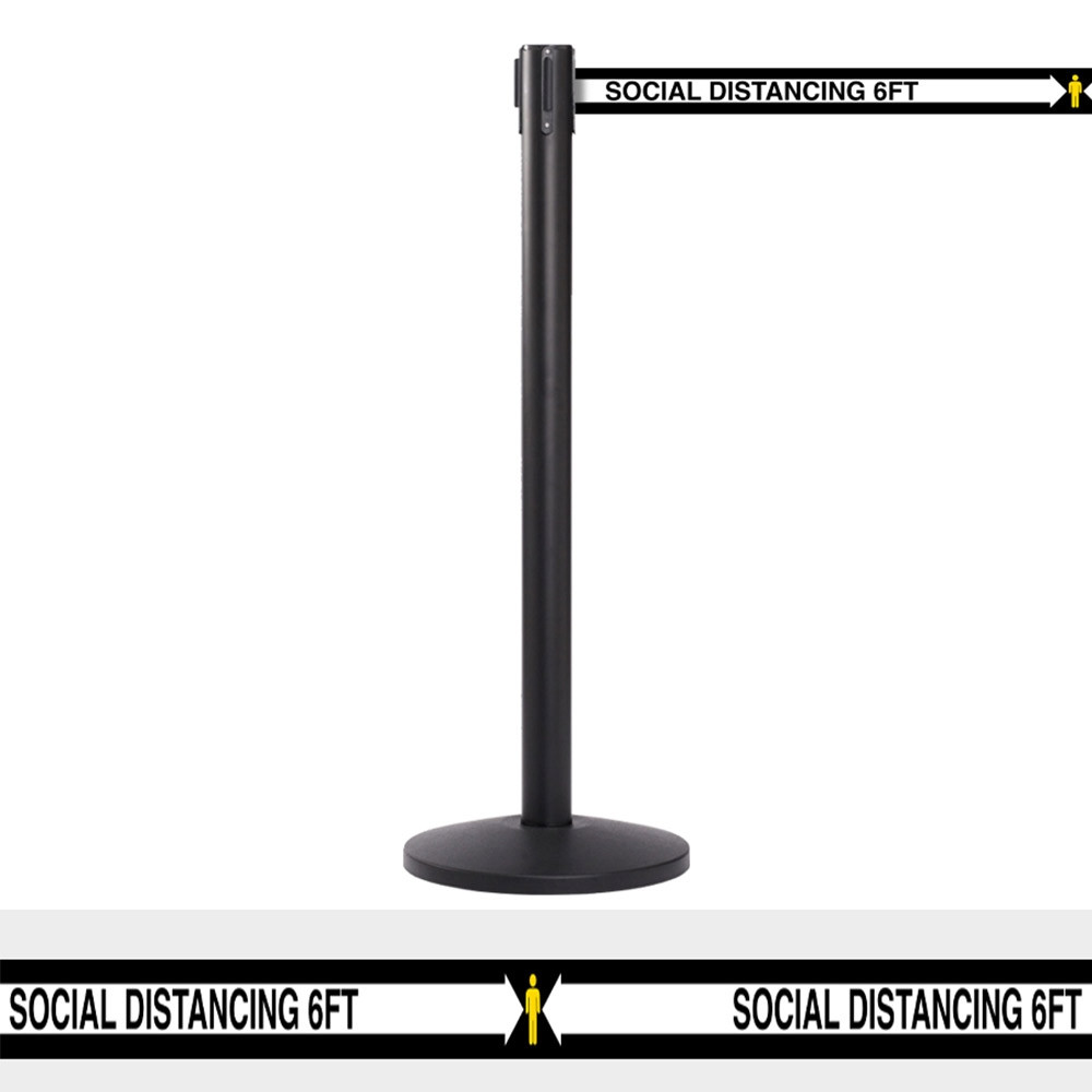 QueueMaster Social Distancing Stanchions - Set of 2
