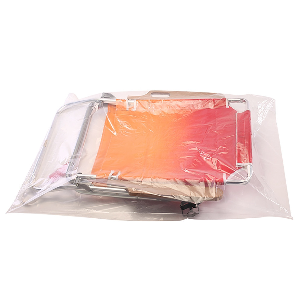 48W x 54H Clear Flat Poly Bags 