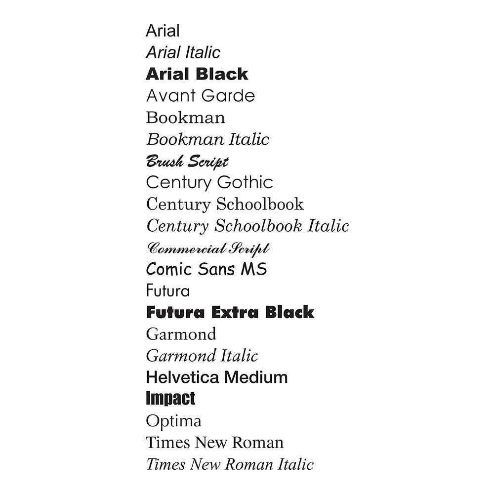 Font Options 