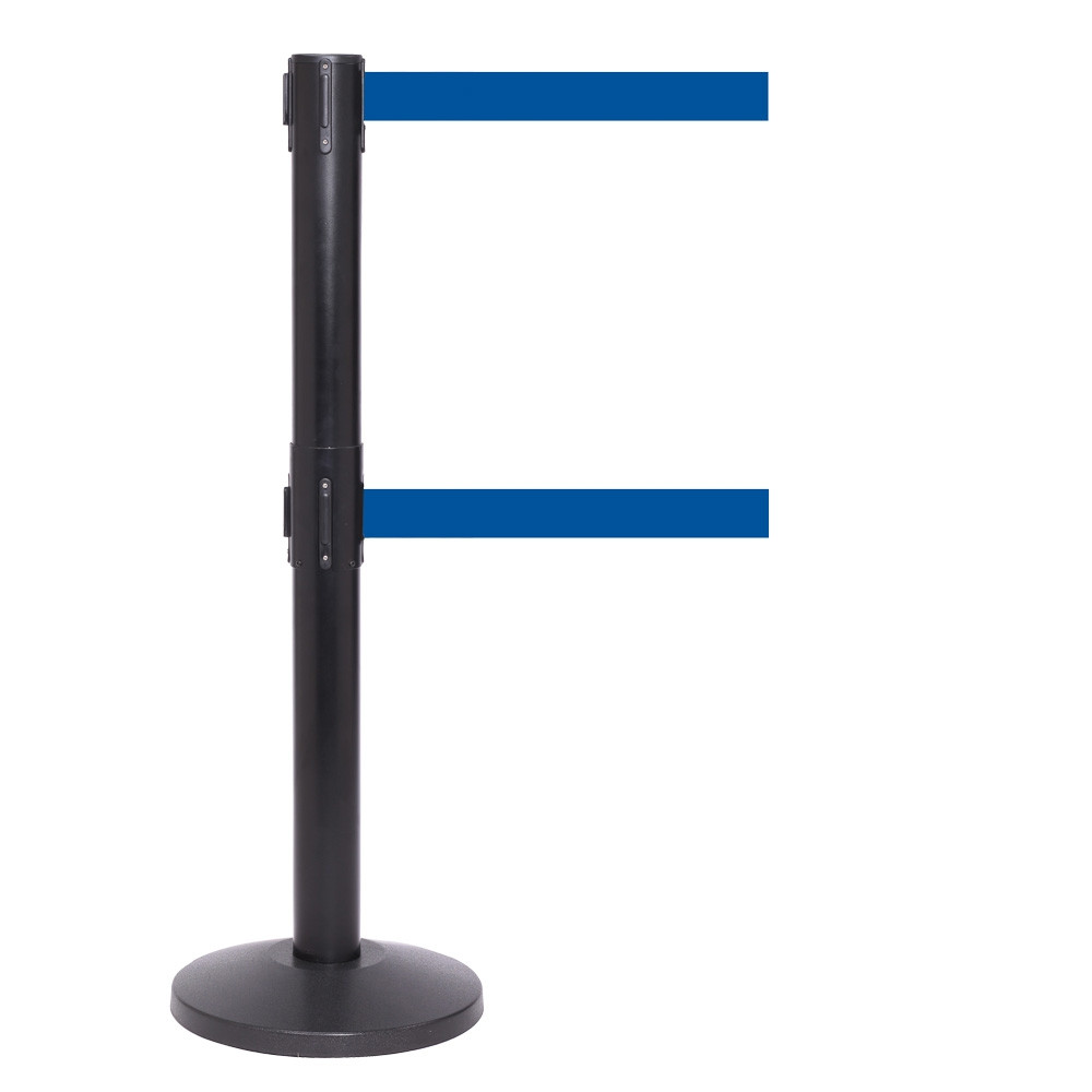 QueueMaster 550 Retractable Dual Belt Posts - Set of 2