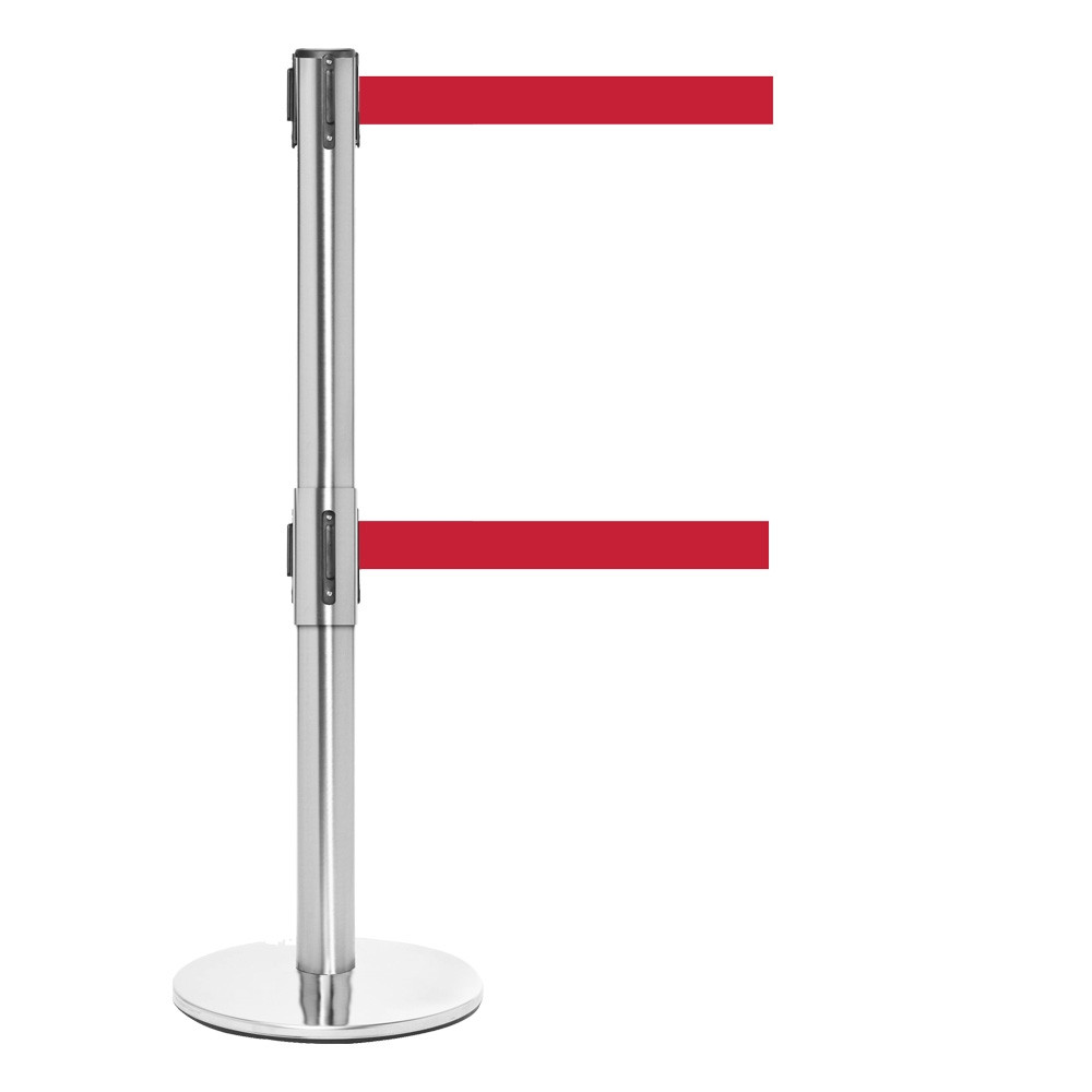 QueueMaster 550 Retractable Dual Belt Posts - Set of 2