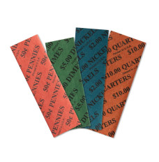  flat coin wrappers, coin wrapping paper