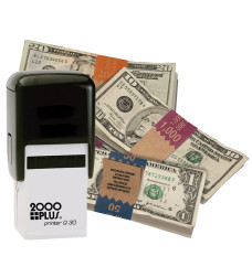 Fed Compliant Self Inking Stamp w/o Date Line for Bill Straps