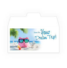 Save for Your Dream Trip! - Drive Up Envelopes (500/Box) - no customization 