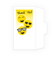 Thank You! Emoji Faces - Drive Up Envelopes