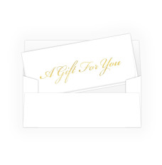 Currency Gift Envelopes - A Gift for You - Gold Metallic - 250 inners/250 outers