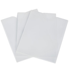 Clear Passbook Cover - 3-3/4W x 5-1/4H x .008 Gauge