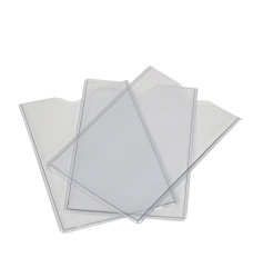 Clear Passbook Covers - 3-3/4W x 4-3/4H x .008 gauge 