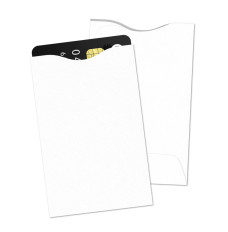 ArmorShield® RFID Blocking Card Sleeves - No Imprint - Box of 500 blank both sides shown 