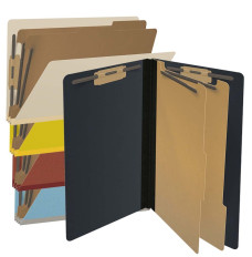 Legal Size Classification Folders - Two Dividers (10-pack)