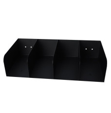 STEELMASTER® Check Separator - 4 Pocket - Black