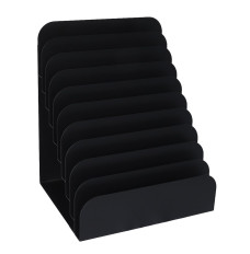 STEELMASTER® Cashier Pad Rack 10 Slot File & Desk Organizer front empty