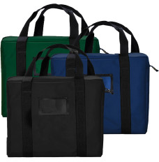 (W x H x D): 18" x 14" x 4" - Handled Briefcase Courier Bag