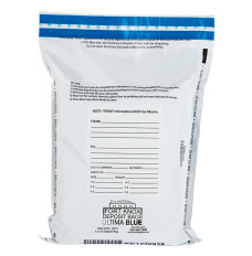 Ultima Blue® White Deposit Bags - 12W x 16H