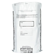 (W x H): 20" x 30" Ultima Blue® Deposit Bag with External Pocket