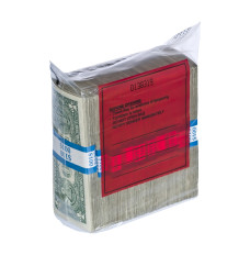 (W x H): 8-1/2" x 8" Strap Bags -10 Straps 1000 Notes - 1000 Per Pack