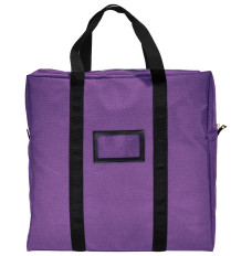 (W x H x D): 20" x 20" x 5" - ATM Cassette Lockable Courier Bag - 1000 Denier Nylon - Purple