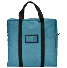 (W x H x D): 20" x 20" x 5" - ATM Cassette Lockable Courier Bag - 1000 Denier Nylon - Teal