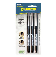 Counterfeit Currency Detector Pen - 3 Pack 