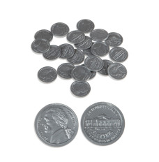 Realistic Play Money - Nickel Coins