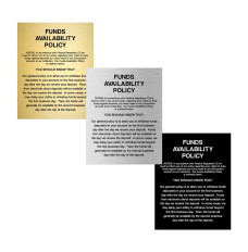 Funds Availability Policy (2nd Day Electronic Copy) 