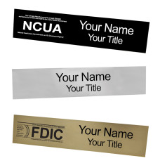Nameplate Insert Only - 8W x 2H