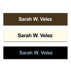 3/3 Magnetic Nameplate Insert - 9W x 2H - Square Corners - 8-11/16W x 1-3/4H