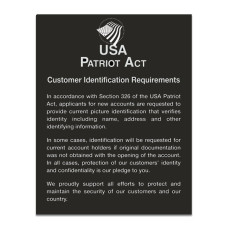 Magnetic Patriot (Customer ID)  Matte Black