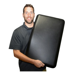 Black Anti Fatigue Mat - 3x 2 (ft.) - 5/8 inch thick