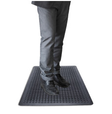 Flex Step Anti-Fatigue Mat with Air Dome Construction - 3/4 inches thick with feet on mat