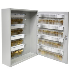 Single Lock Fort Knox™ Key Cabinet - 200 Key Capacity - Keyed Differently - Open Door