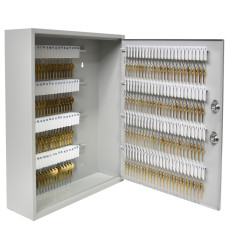 STEELMASTER® Key Cabinet 200 Key Capacity - Dual Control - Keyed Differently