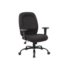 Heavy Duty Task Chair in black with arm rests