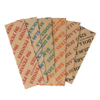 Flat Tubular Value Coin Wrapper - 1000 Per Box