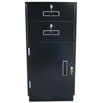 Fenco Goldline (2) Drawers, (1) Cabinet Teller Pedestal