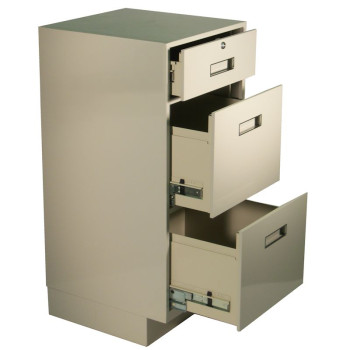 Fenco Teller Pedestal, (1) Locking Drawer & (2) Legal Drawers