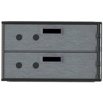 (W x H x D): 11-1/16" x 6-5/8" x 24" Safe Deposit Boxes - 2 Bond Box Nest - Right Hinge Only