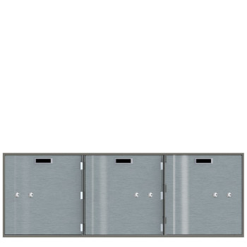 (W x H x D): 32-5/8" x 11" x 24" Safe Deposit Boxes - 3 Bond Box Nest