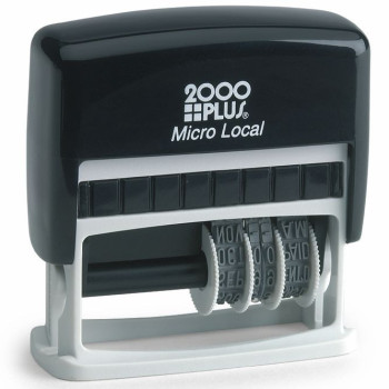 PAID Date Stamp w/1 Color Inkpad 1W x 1/4H