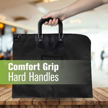 (W x H): 19" x 15"  - HIPAA Locking  Courier Bag with Handles - Ready-to-Ship