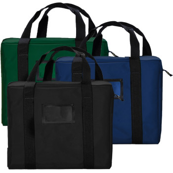 (W x H x D): 18" x 14" x 4" - Handled Briefcase Courier Bag