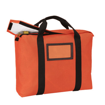 (W x H x D): 18" x 14" x 4" - Fire Resistant Locking Bag - Made-to-Order