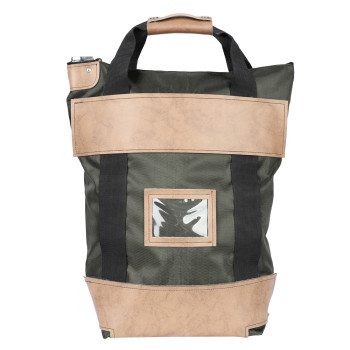 (W x H x D): 16" x 18" x 7" - Locking Courier Bag - Made-to-Order