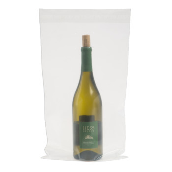 (W x H): 9" x 17" Tamper-Evident Wine To-Go Bag  - 250 Per Pack