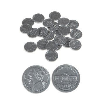 Realistic Play Money - Nickel Coins