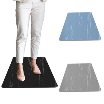 Marble Top Anti-Fatigue Mat with Marbleized Tiled Surface - 1/2 inch thick